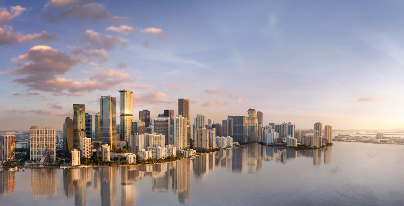 ORA by Casa Tua skyline view — a 77-story tower rising nearly 1,000 feet above Brickell.